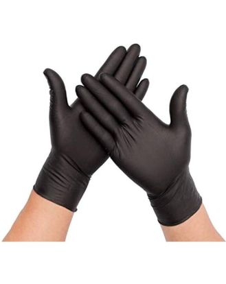 Guantes de Nitrilo Negro Dexal x100