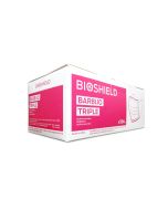 Barbijo Triple con Elástico x50 + Caja Dispensadora