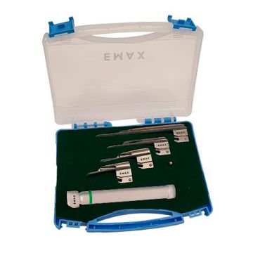 Laringoscopio Emax Miller Fibra Óptica LED