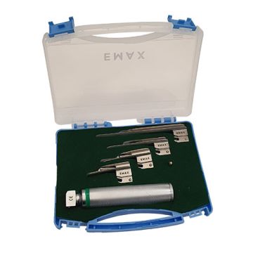 Laringoscopio Emax Miller Fibra Óptica LED